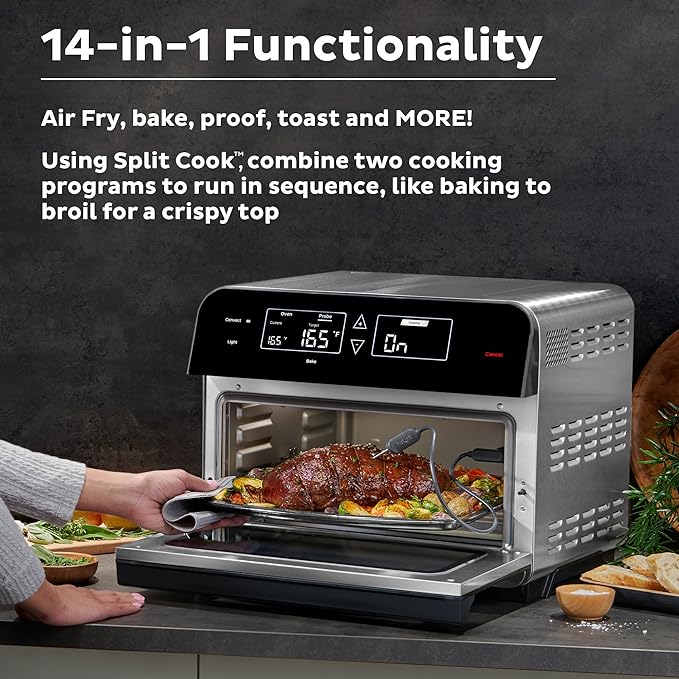 Instant Omni Pro 19QT/18L Toaster Oven Air Fryer 14-in-1 140-4004-01 - Black Like New