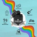 Eargasm Smaller Ears Earplugs - Rainbow High Fidelity Filtered Noise Reducing Like New