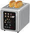WHALL Touch Screen Toaster 2 Slice Digital Timer KST075AU - STAINLESS STEEL Like New