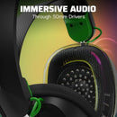 PDP PHANTOM AIR DUAL-MODE WIRELESS GAMING HEADSET - OFFICIALLY LICENSED: BLACK - Like New