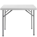 National Public Seating NPS BT Series 36" Square Top Folding Table Speckled Grey - Brand New