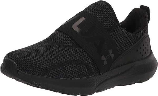 3026507 Under Armour Surge 3 Slip-On WOMENS BLACK/BLACK Size 10 New