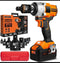 BOEN CORDLESS IMPACT WRENCH 1/2 INCH BRUSHLESS ELECTRIC V20 PRO - ORANGE/BLACK - Like New