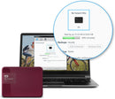 WD 2TB My Passport Portable External Hard Drive WDBBKD0020BBY-NESN - Berry - Like New