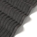 BIBB HOME 4 PACK RIBBED EGYPTIAN COTTON BATH TOWEL SET 27X54 - CHARCOAL GRAY - Brand New