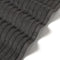 BIBB HOME 4 PACK RIBBED EGYPTIAN COTTON BATH TOWEL SET 27X54 - CHARCOAL GRAY - Brand New