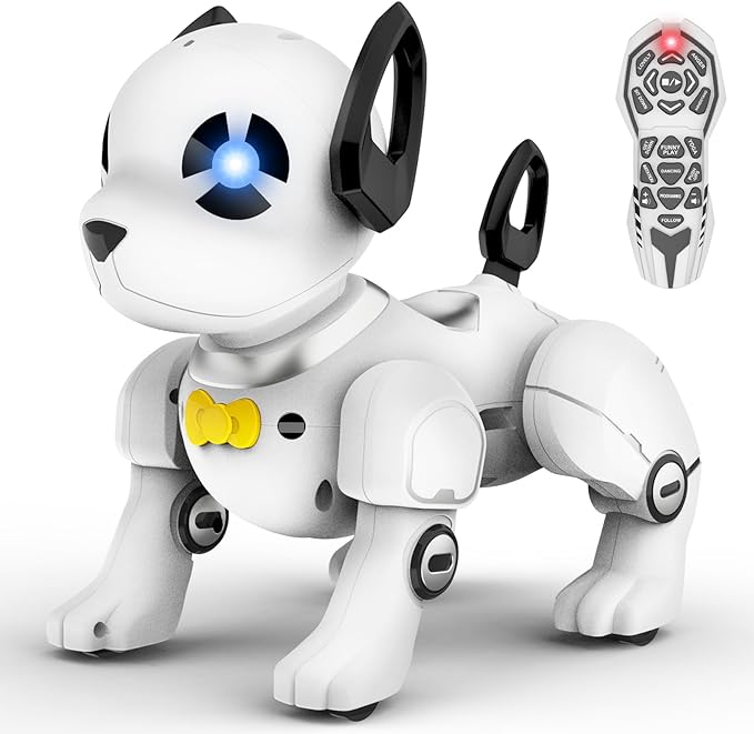 SUPIREO Remote Control Robot Dog Toy RC Dog Smart Interactive - Scratch & Dent