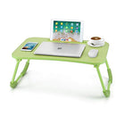 Nnewvante Lap Desk Bed Tray for Eating Writing Foldable Desk with iPad - Green - Brand New