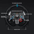 LOGITECH G29 SE DRIVING FORCE RACING WHEEL FLOOR PEDALS - BLACK - Scratch & Dent