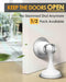 WINONLY Magnetic Door Stoppers 2 Pack Wall Floor Mounting 3D Adhesive Tape-White - Like New