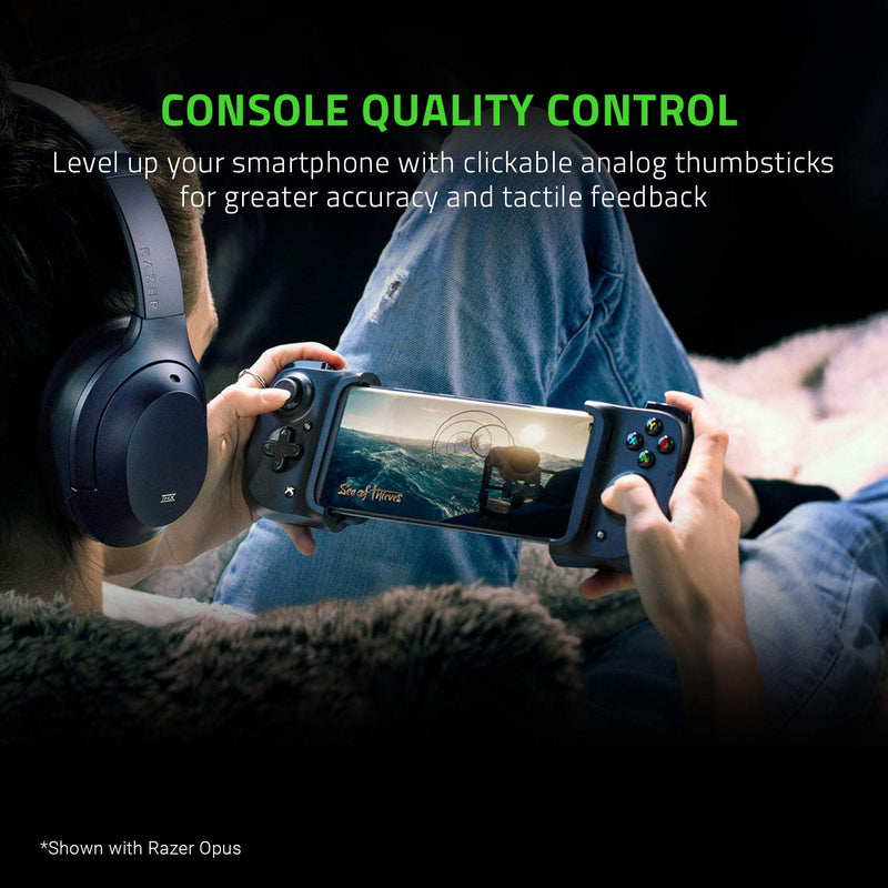 Razer Kishi Mobile Game Controller/Gamepad Xbox RZ06-02900200-R3U1 - Black Like New