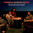 NINJA FIRESIDE360 FIRE PIT & HEATER, 80,000 BTU, 3 MODES, PUSH START - BLACK - Like New