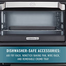 CALPHALON PERFORMANCE DUAL OVEN WITH AIR FRY 2168573 - BLACK/STAINLESS STEEL - Like New