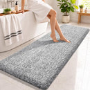 BATH MAT YIMOBRA EXTRA LONG BATH MAT 70X24, BATHROOM RUNNER RUG - LIGHT GRAY - Brand New