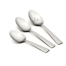 ONEIDA NOCHA EVERYDAY FLATWARE SERVING SPOONS 18/0 STAINLESS STEEL, 3PC SET - Like New