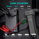 5-in-1 Jump Starter with Air Duster, Portable Vacuum, 2000A Car Battery Booster - Like New