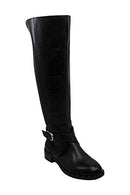 INC International Concepts Womens Fadora Leather Round Toe, Black, Size 10.5 - Like New