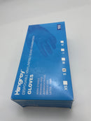 HONGRAY EXAMINATION GLOVES NITRILE VINYL BLEND, BOX OF 100 - SIZE S - BLUE - Brand New