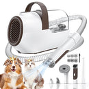 PET GROOMING VACUUM KITS DOG DOG KIT PET CLIPPER NAIL GRINDER - BROWN/WHITE - Like New