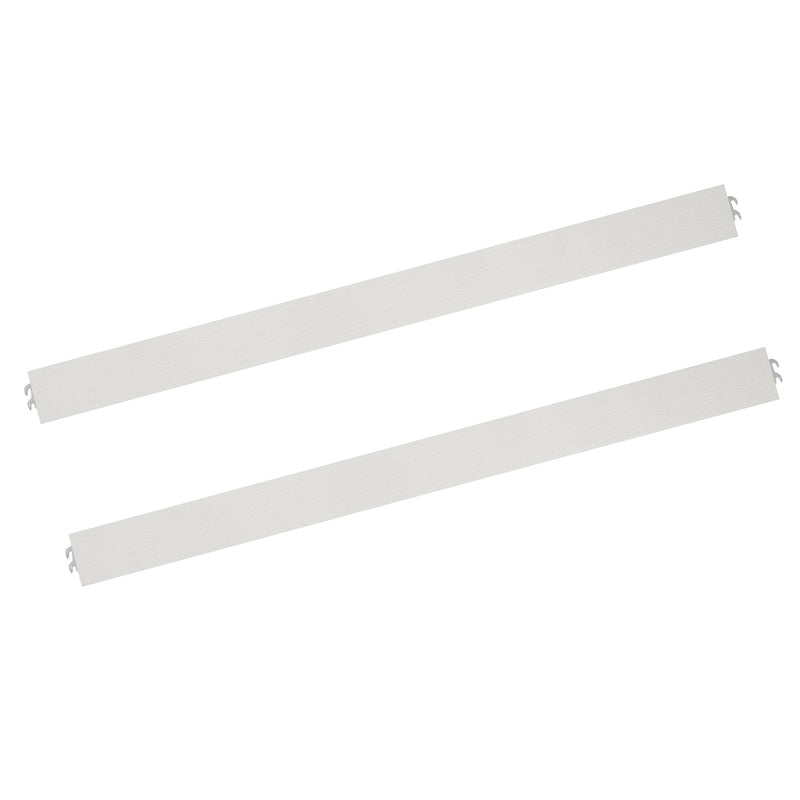 EVOLUR CONVERTIBLE CRIB WOODEN FULL SIZE BED RAIL, BRUSH WHITE - Like New