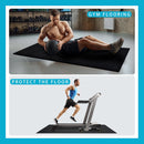 BODYTECH PUZZLE EXERCISE MAT INTERLOCKING FOAM TILE MATS 18X18X½ THICK 8 - BLACK - Brand New