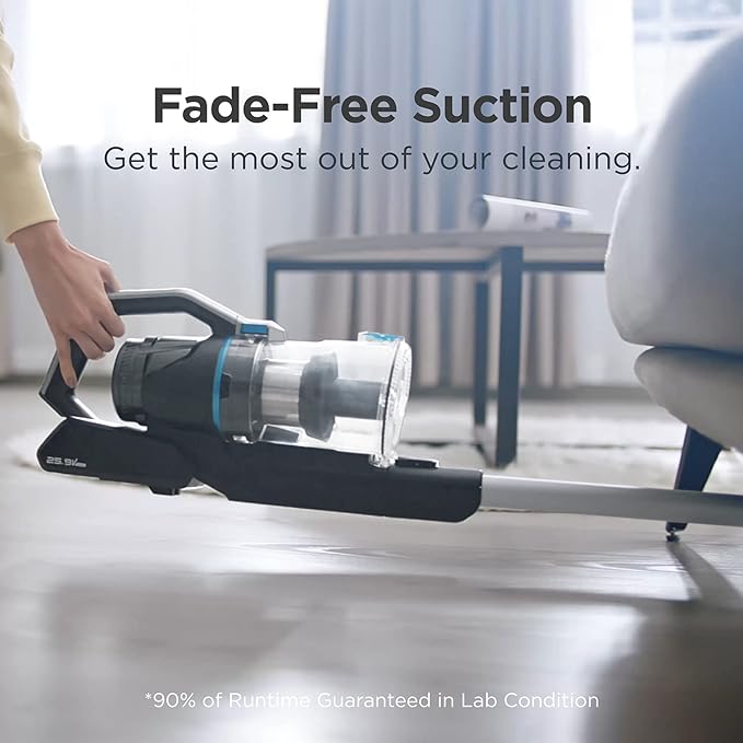 Eureka NEC480 Elevate Cordless Stick Vacuum - Black/Blue - Scratch & Dent