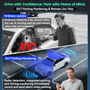 DEERASK PRO2 4G LTE DUAL 1080P CAR SECURITY DASH CAM, LIVE REMOTE VIEW, BLACK - Like New