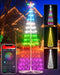 AVATAR CONTROLS 8FT SMART OUTDOOR CHRISTMAS CONTENT LED LIGHT SHOW - WHITE - Like New