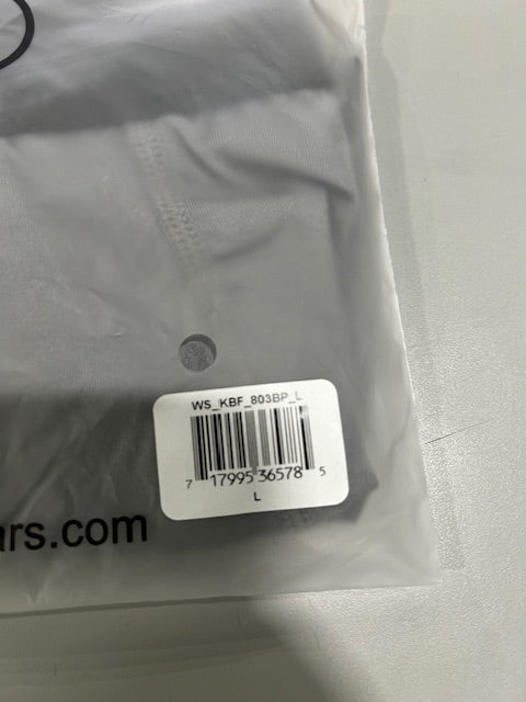 WARRIORS & SCHOLARS WARRIORS AND SCHOLARS LARGE GRAY BRIEFS - SIZE: MEN L - GRAY - Brand New