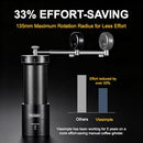 VIESIMPLE V4 MANUAL COFFEE GRINDER FOLDABLE HANDLE EXTERNAL ADJUSTMENT - BLACK - Like New