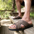 B07XF765P7 Dockers Men's Sunland Casual Slide Sandals - Black - 11 Wide - Brand New