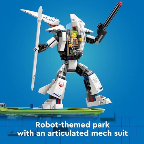 LEGO CITY ROBOT WORLD ROLLER COASTER BUILDING SET - 60421 - MULTICOLOR - Like New