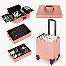 KECHIN 5-in-1 Professional Rolling Makeup Train Case Large Storage B0BYNT6BK3 - Brand New