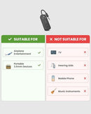 AVANTREE RELAY PREMIUM AIRPLANE BLUETOOTH ADAPTER ADVANCED CHIPSET - BLACK - Like New