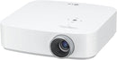 LG PF50KA 100” Portable FHD LED Smart TV Home Theater CineBeam Projector - White - Like New