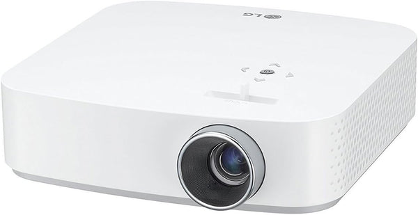 LG PF50KA 100” Portable FHD LED Smart TV Home Theater CineBeam Projector - White Like New