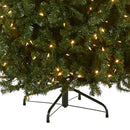 NATIONAL TREE 7.5FT PRE-LIT NORTH VALLEY SPRUCE ARTIFICIAL CW-114024SRD-1 -GREEN - Like New