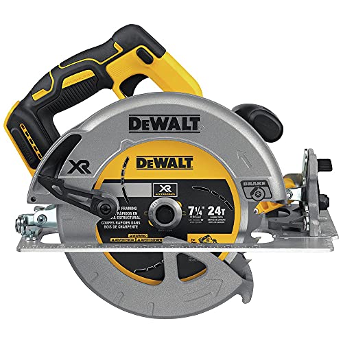 DEWALT 7-1/4" Cordless Circular Saw Brushless Motor Bare Tool DCS570B - YELLOW - Like New