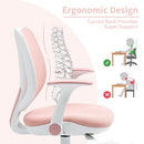 HOMEFUN KIDS DESK CHAIR WITH ARMREST AND FOOTREST - PINK - Like New
