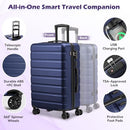 AnyZip 20" Hardside PC ABS Lightweight Carry On Luggage TSA Lock B09Y8GNVRX - Brand New