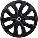 OxGord 15 inch Gloss Black Snap-On Hubcaps 6 Spoke 2005-2009 Toyota Corolla - Brand New