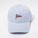 FRASIER STERLING PICKLEBALL FLAG HAT - ADJUSTABLE COTTON SPORTS CAP - BLUE/PINK - Brand New
