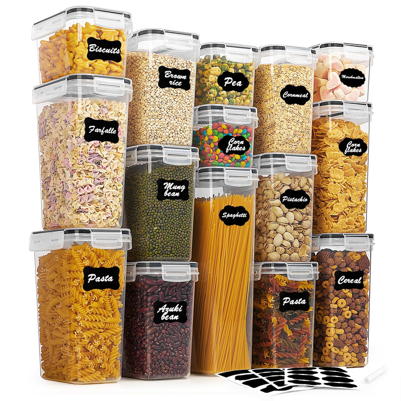 Vtopmart Airtight Food Storage Containers Set with Lids 15pcs BPA Free Plastic - Like New