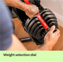 BOWFLEX SELECTTECH DUMBBELL, SINGLE, ADJUSTABLE 5 TO 52.5 LB - BLACK - Like New