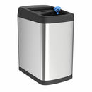 ELLO&ALLO 13 GALLON KITCHEN TRASH CAN WITH ROLL UP LID AUTOMATIC TOUCHLESS - Brand New