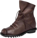 CLARSUNNY WOMEN'S CASUAL SOFT FLAT BOOT BROWN SIZE 8.5 - Like New