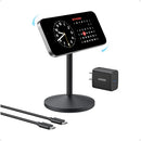 Anker MagSafe Charger, MagGo Qi2 15W 360-Degree Wireless Charger Stand Black - Like New