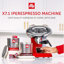 ILLY X7.1 ESPRESSO SINGLE-SERVE MACHINE BARISTA QUALITY ESPRESSO MACHINE - RED - Like New