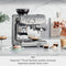 BREVILLE THE BARISTA EXPRESS IMPRESS ESPRESSO MACHINE, GRINDER - DAMSON BLUE - Like New