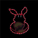 Impact Innovations Lighted Window Decoration, Pink and Green Easter Bunny - Brand New